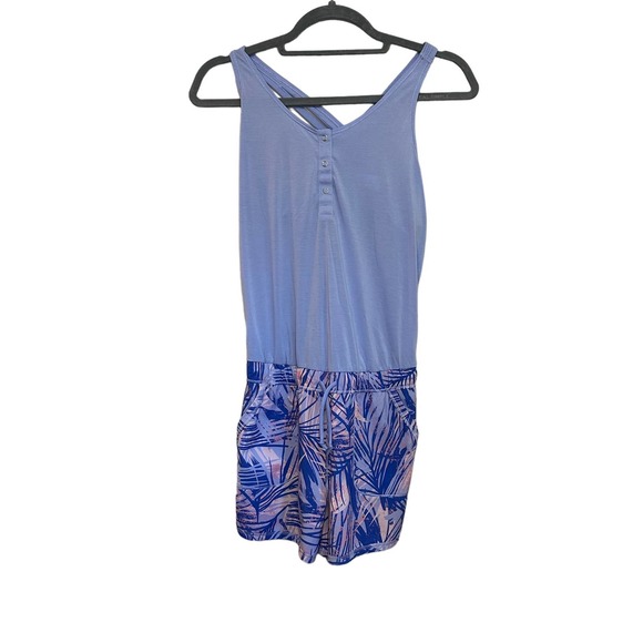 Ivivva by Lululemon Lilac Purple One Piece Shorts Romper sz 14 EUC - Picture 1 of 9